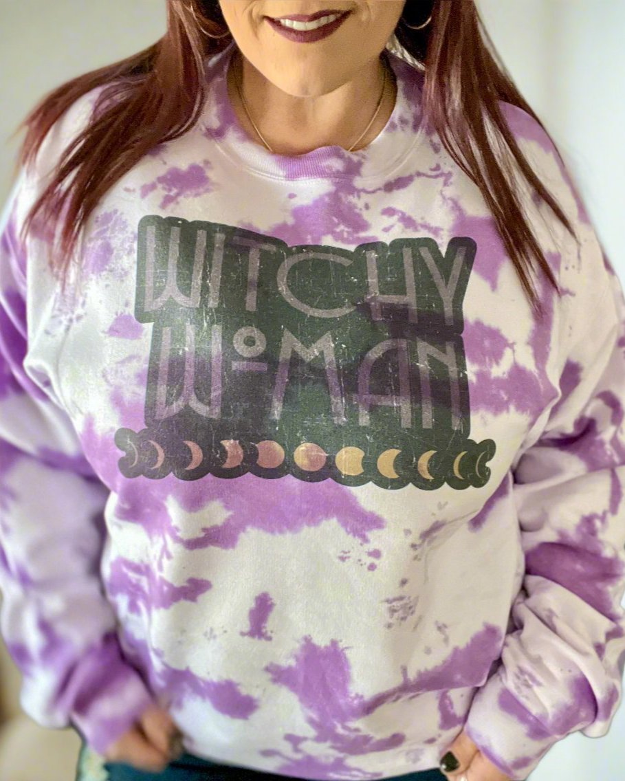 witchy woman | dyed graphic top