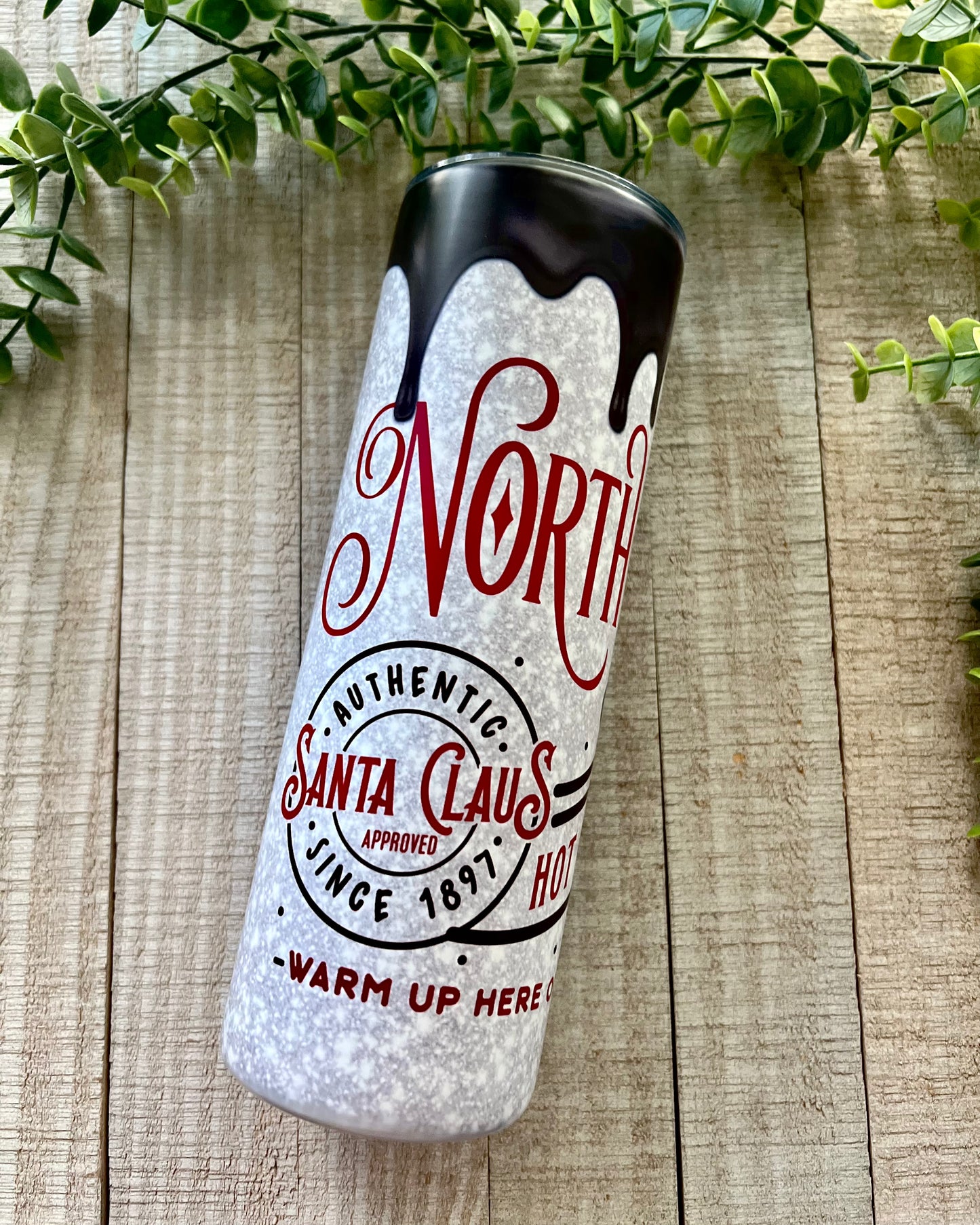 North Pole Hot Chocolate | 20 Oz Matte Slim Tumbler