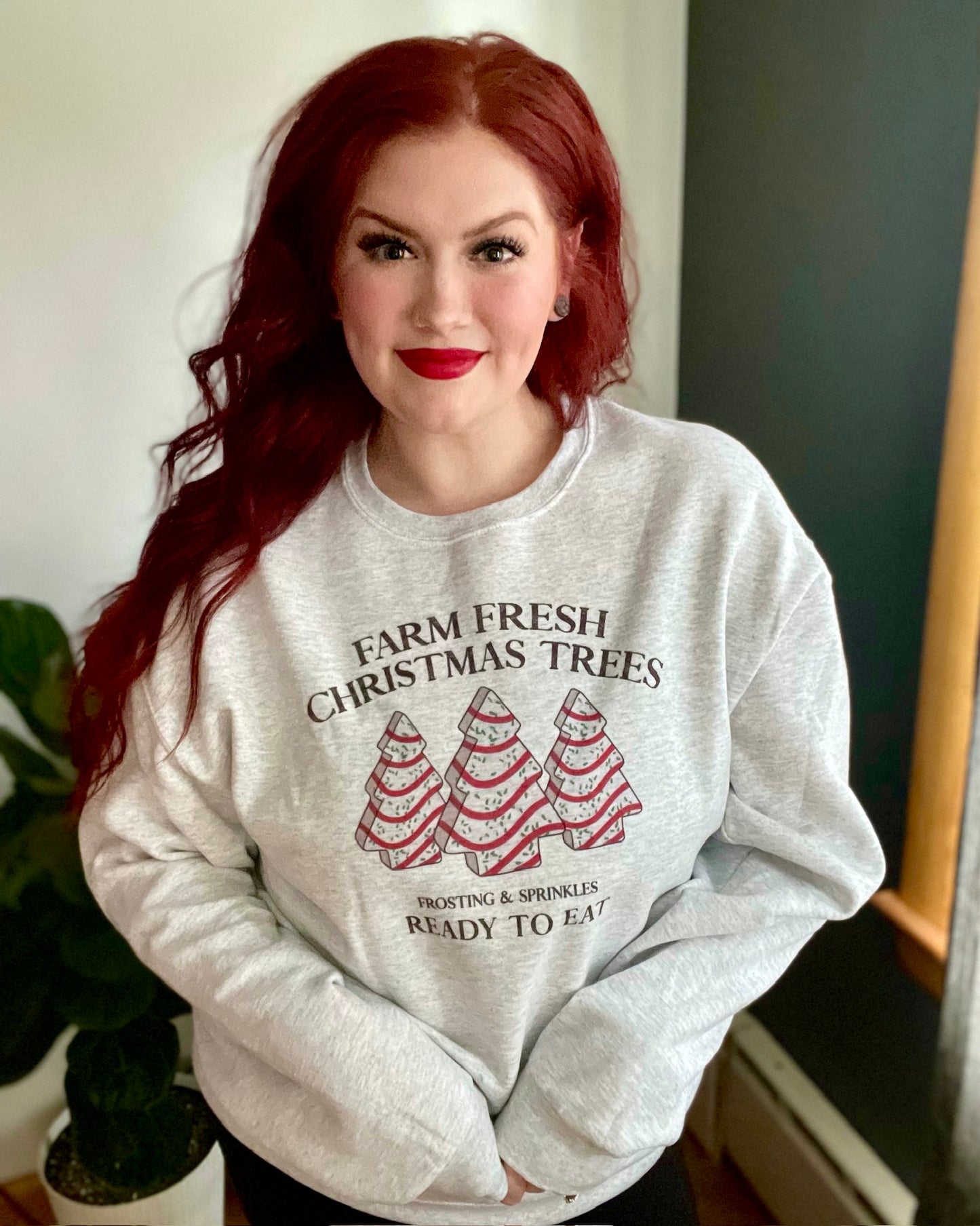 Farm Fresh Christmas Trees | Crewneck Sweatshirt