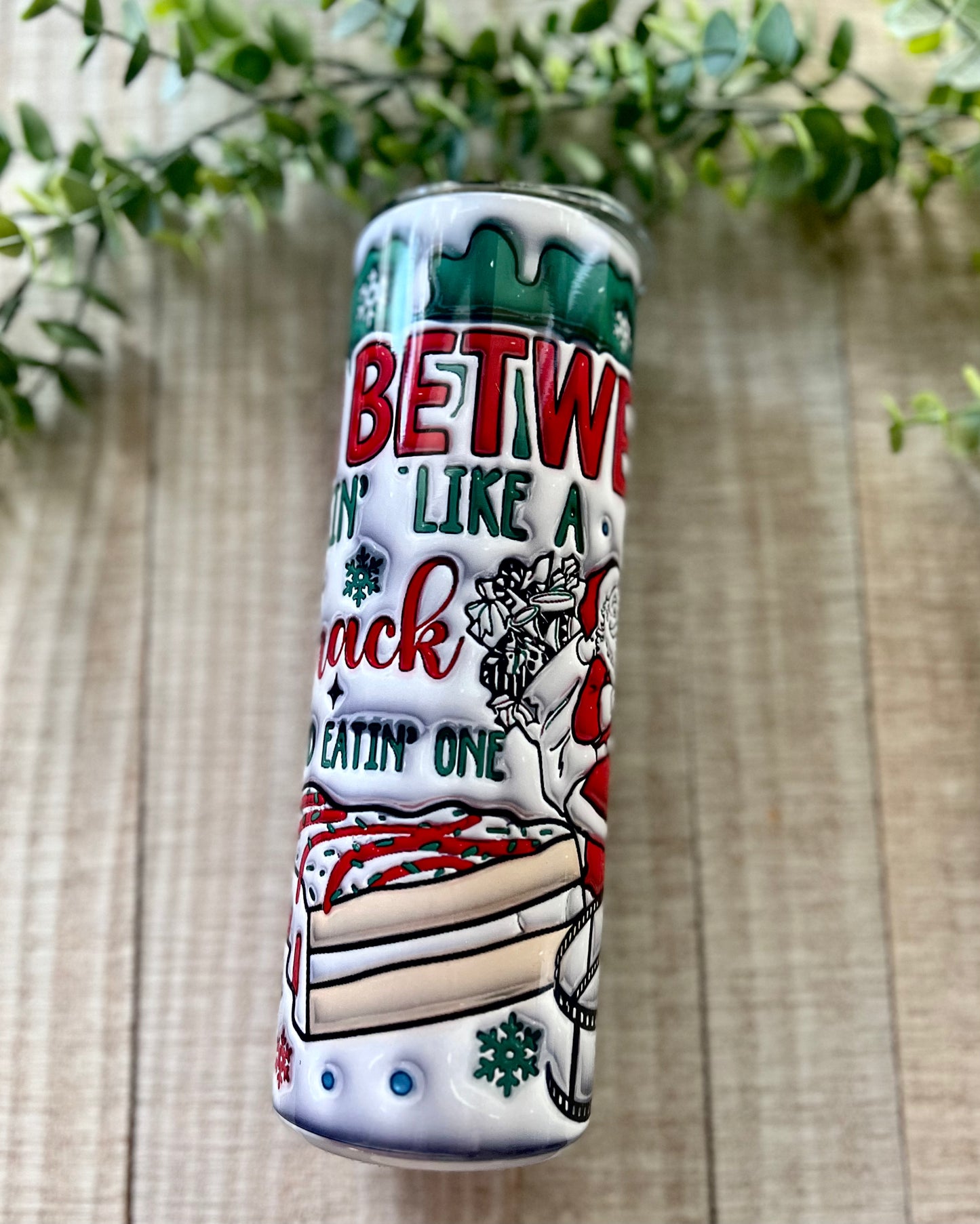 Torn Between Lookin Like A Snack And Eatin One | 20 Oz Slim Tumbler