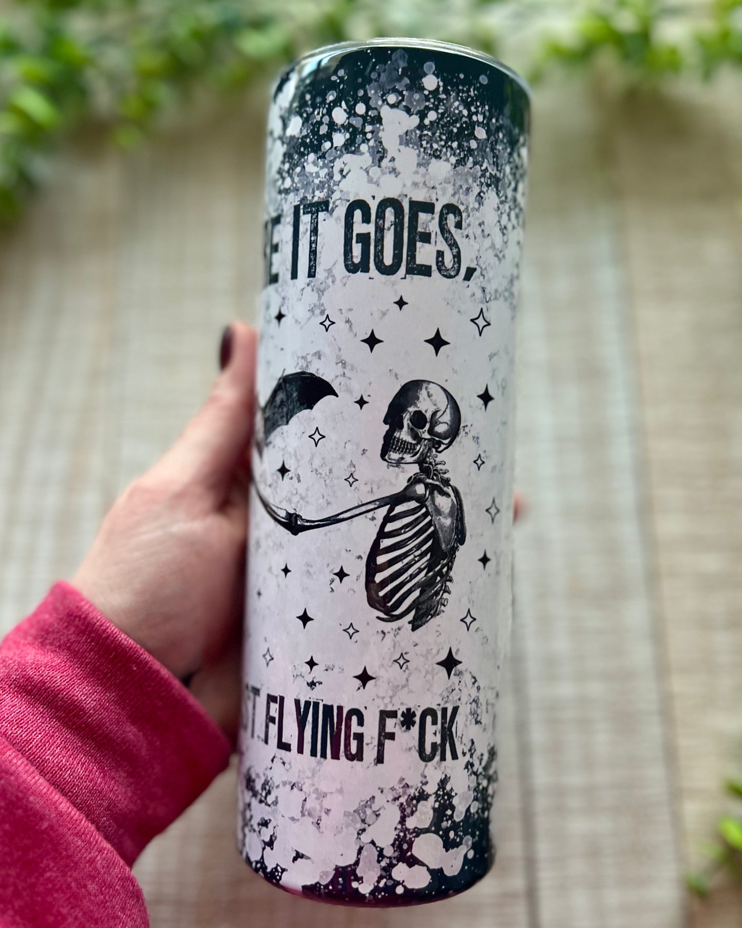 there it goes, my last flying f*ck | 20oz slim tumbler