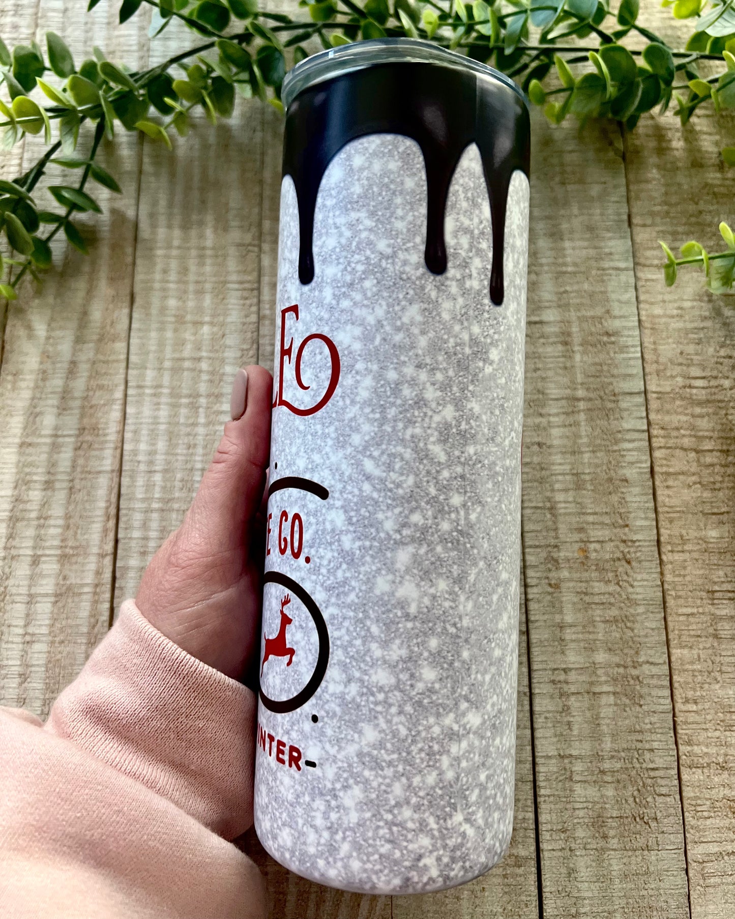 North Pole Hot Chocolate | 20 Oz Matte Slim Tumbler