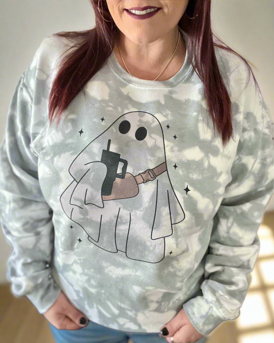 boo-jee ghost | dyed graphic top