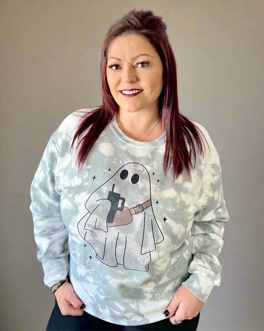 boo-jee ghost | dyed graphic top