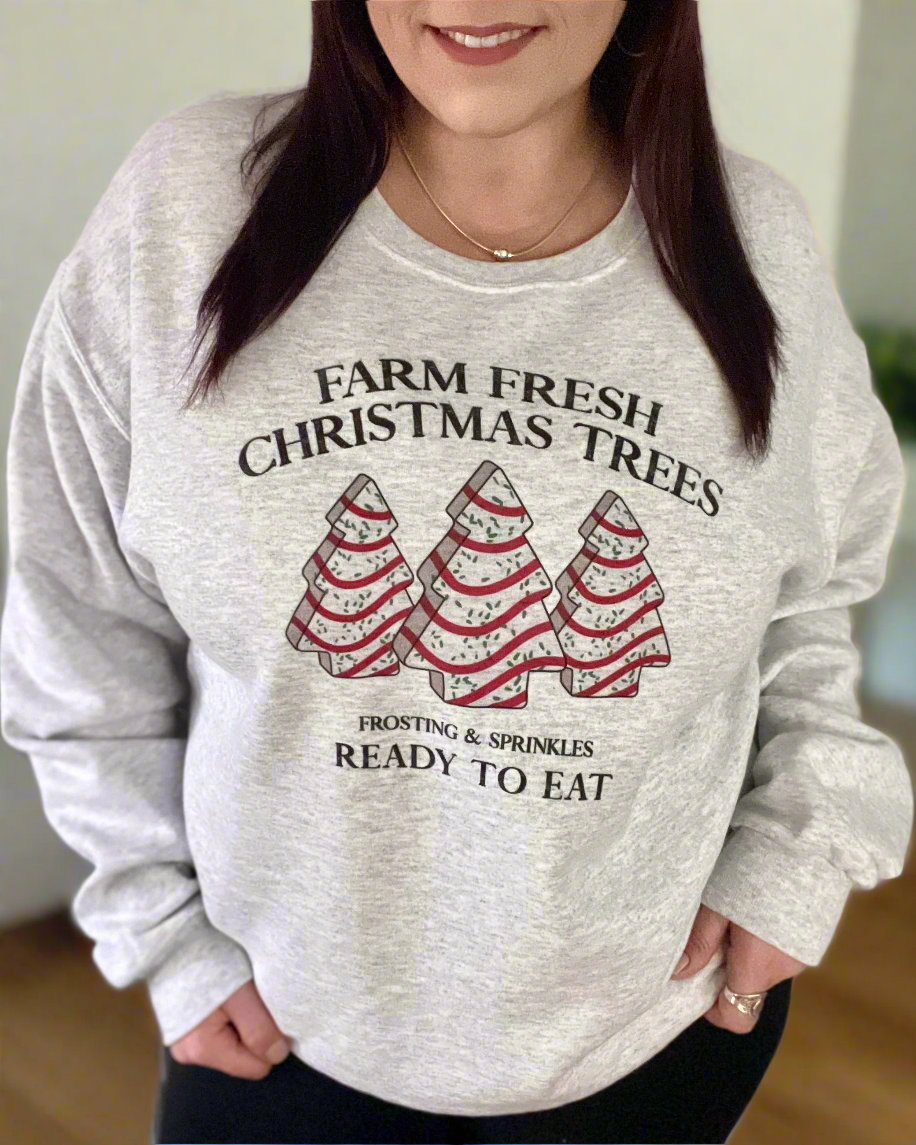 Farm Fresh Christmas Trees | Crewneck Sweatshirt