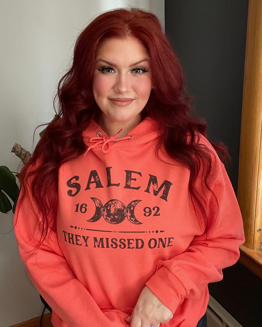 salem 1692 they missed one | hooded sweatshirt