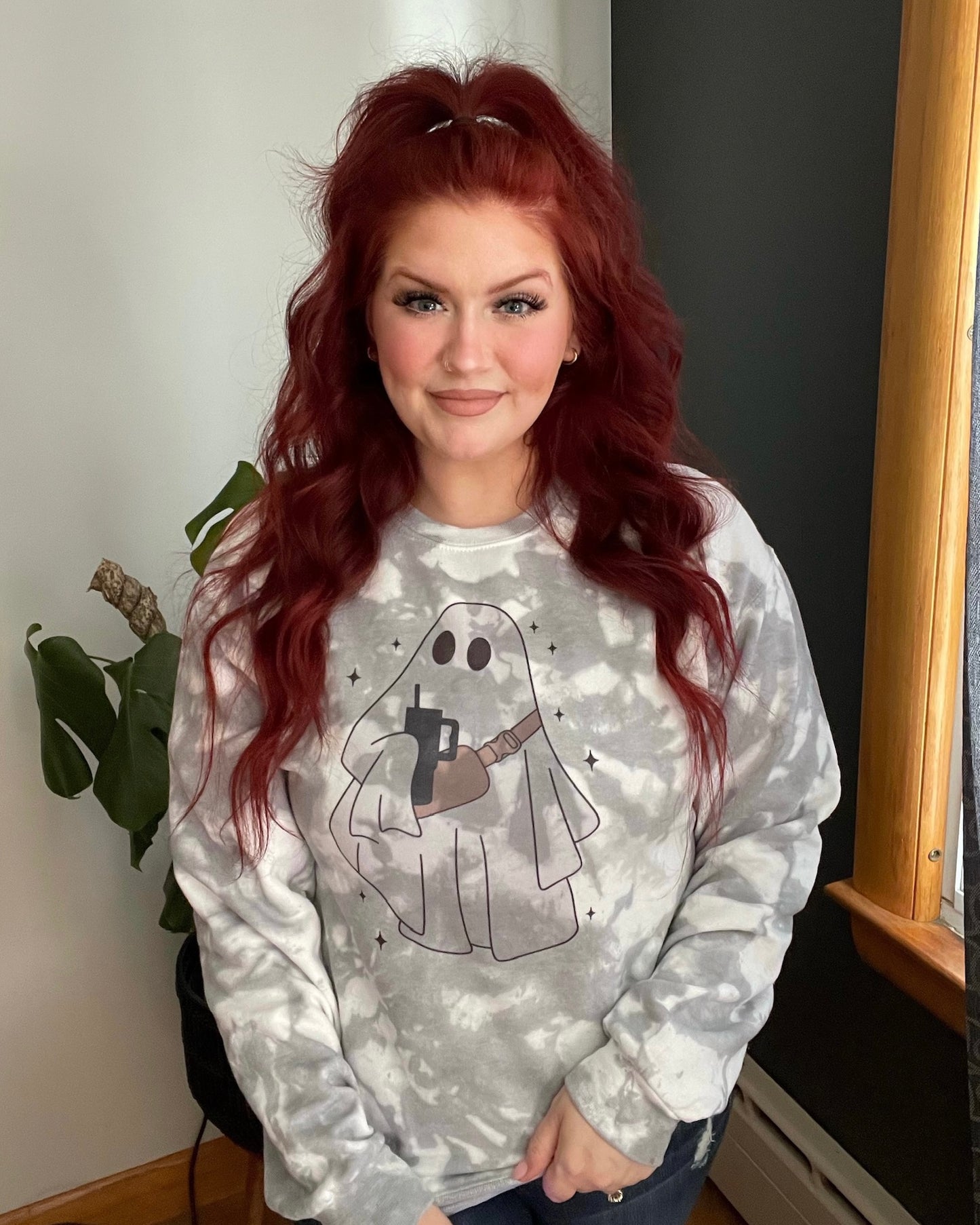 boo-jee ghost | dyed graphic top