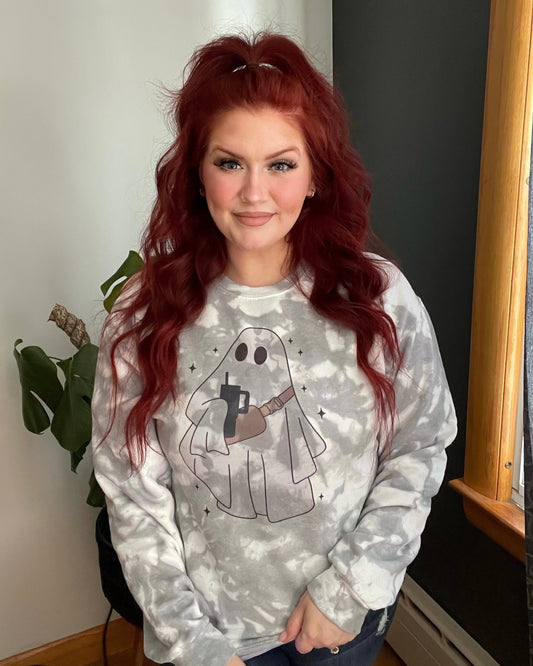 boo-jee ghost | dyed graphic top