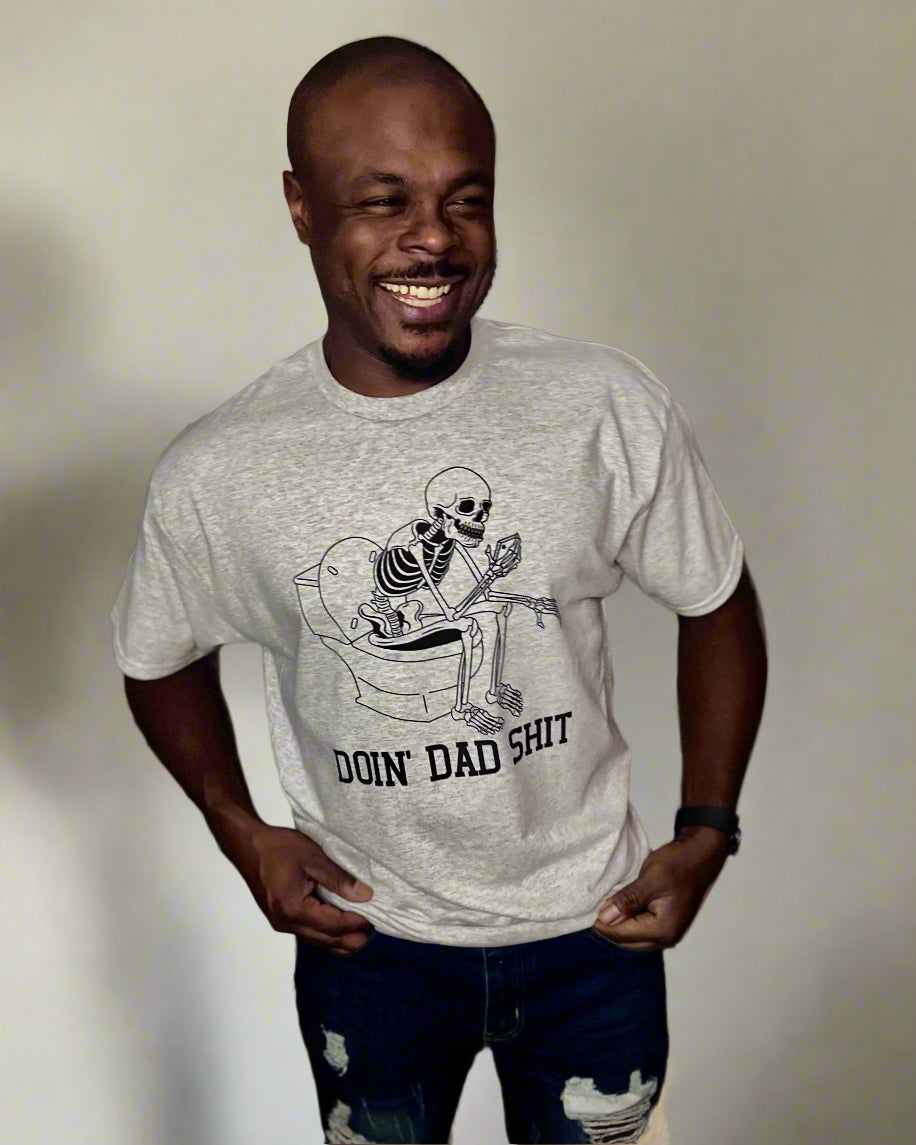 doin dad shit | adult graphic top