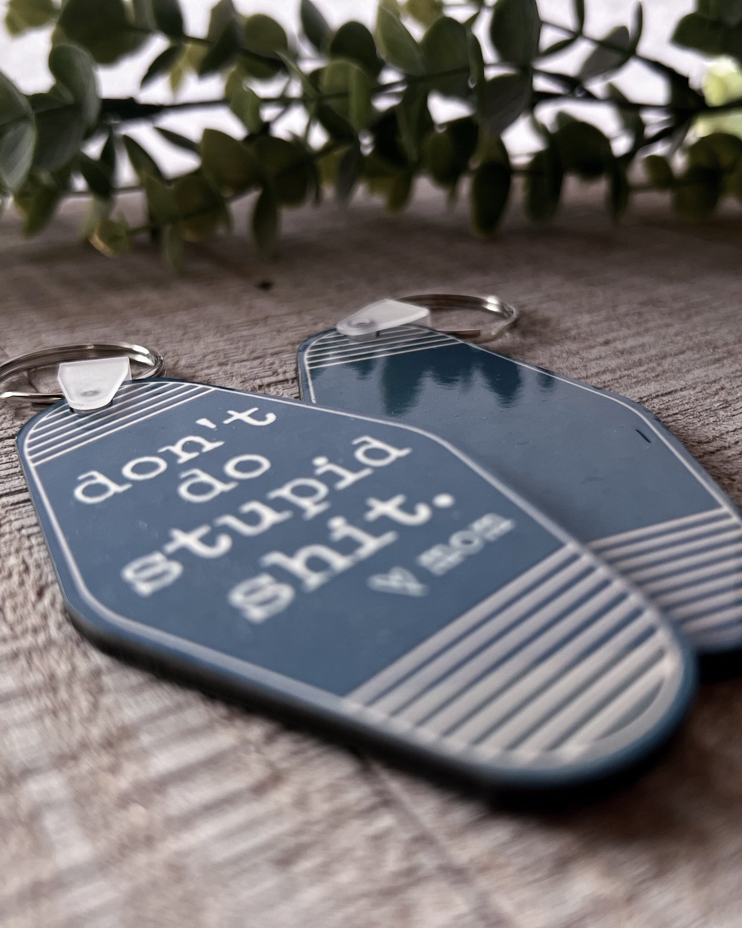 don't do stupid shit mom | keychain