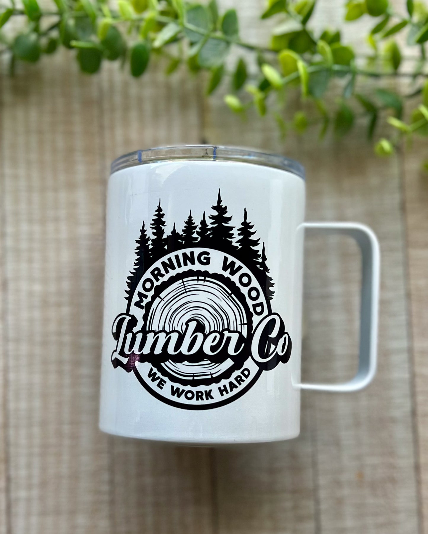 morning wood lumber co | 12oz stainless steel mug