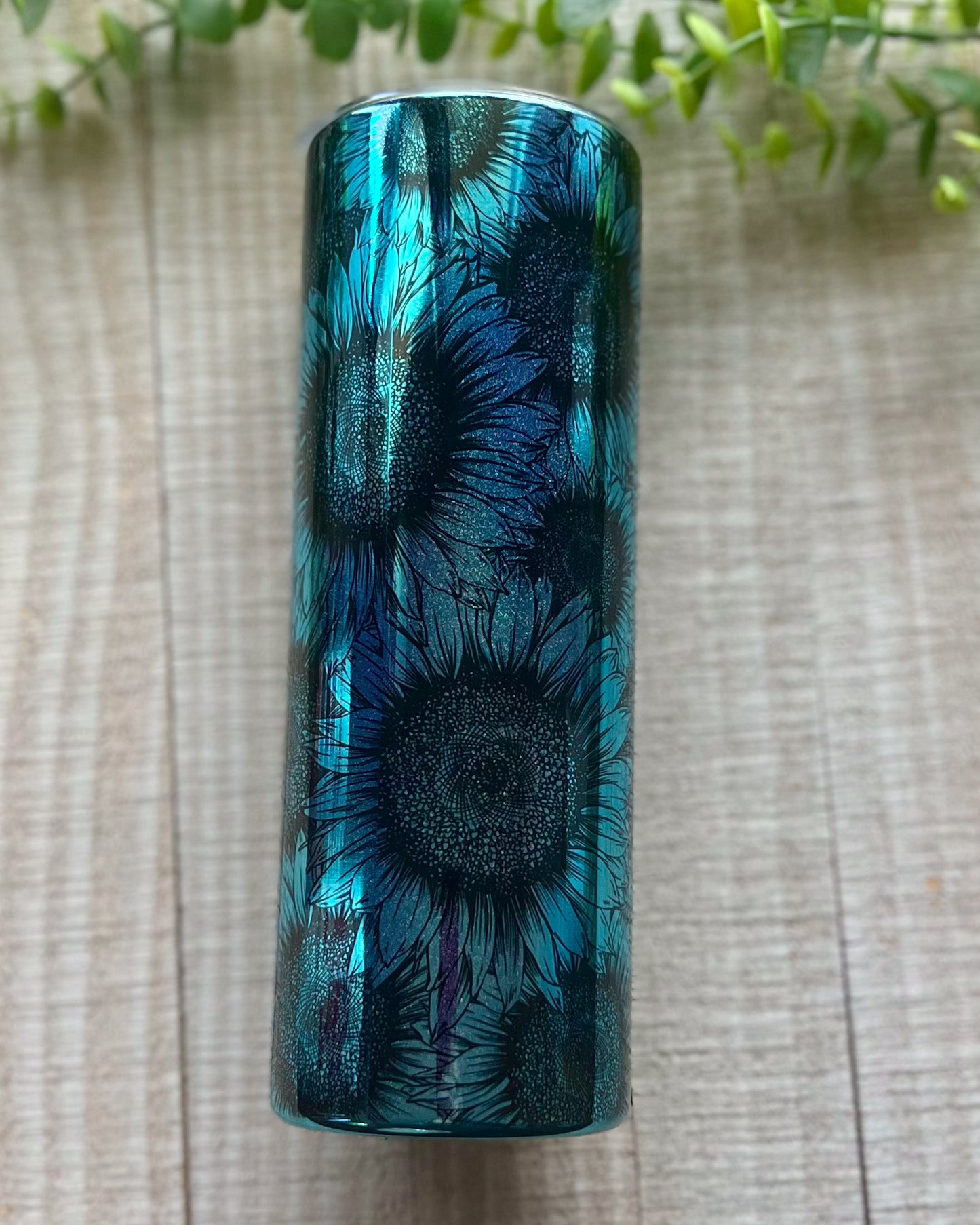 never settle for shitty men shitty coffee or shitty vibes | holographic 20oz slim tumbler