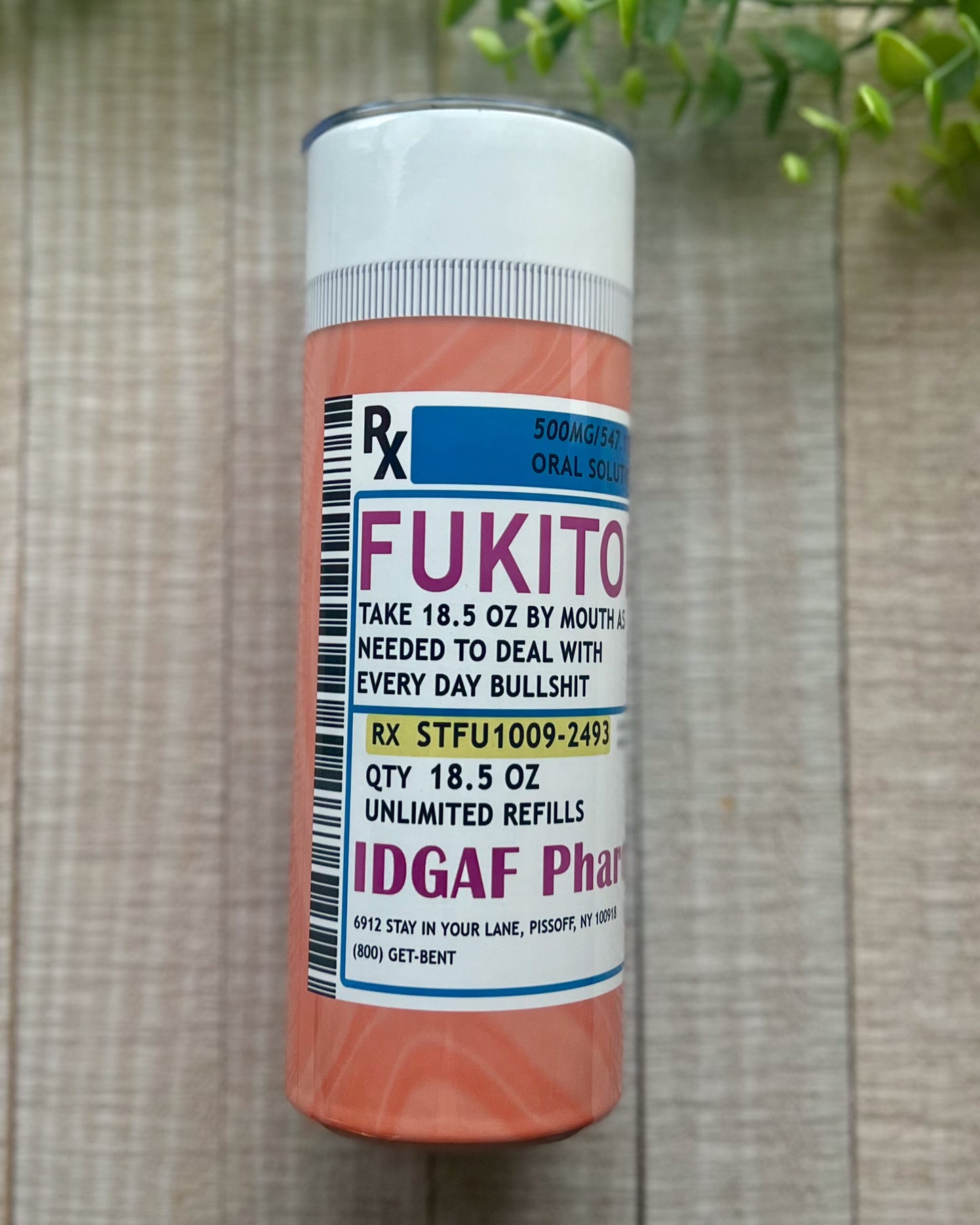 fukitol | 20oz slim tumbler