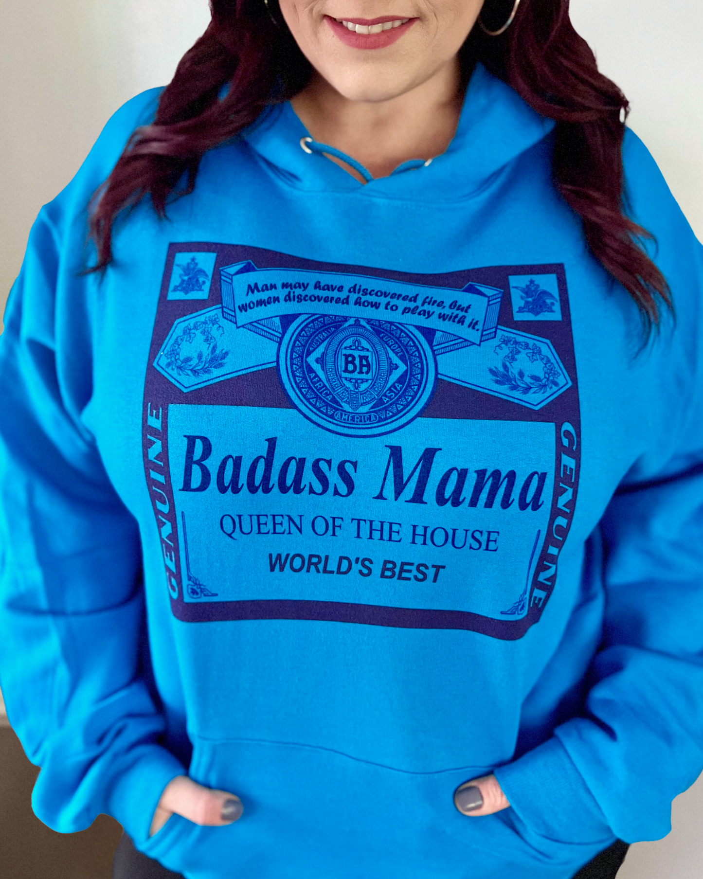 badass mama | hooded sweatshirt