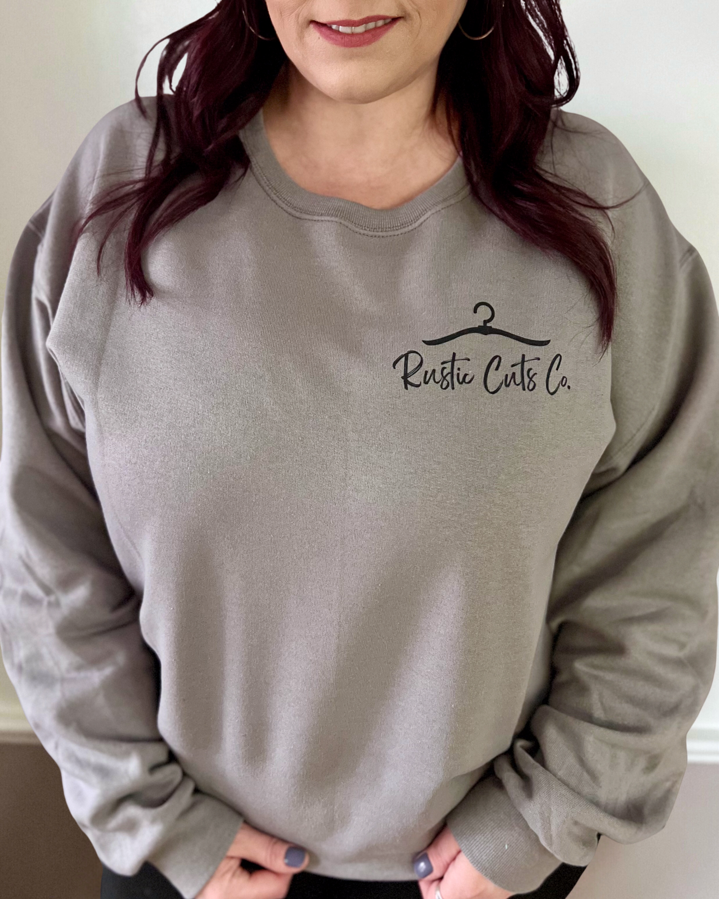 support local hustlers & dreamers | rustic cuts co sweatshirt
