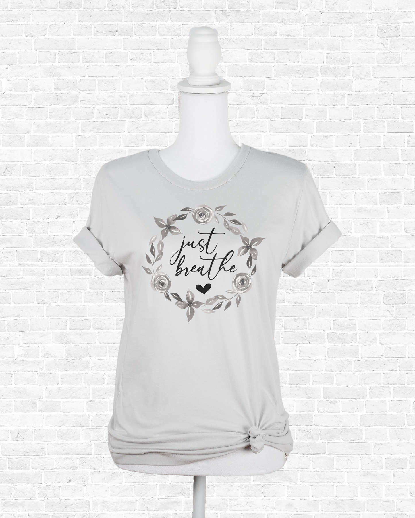 just breathe | graphic top