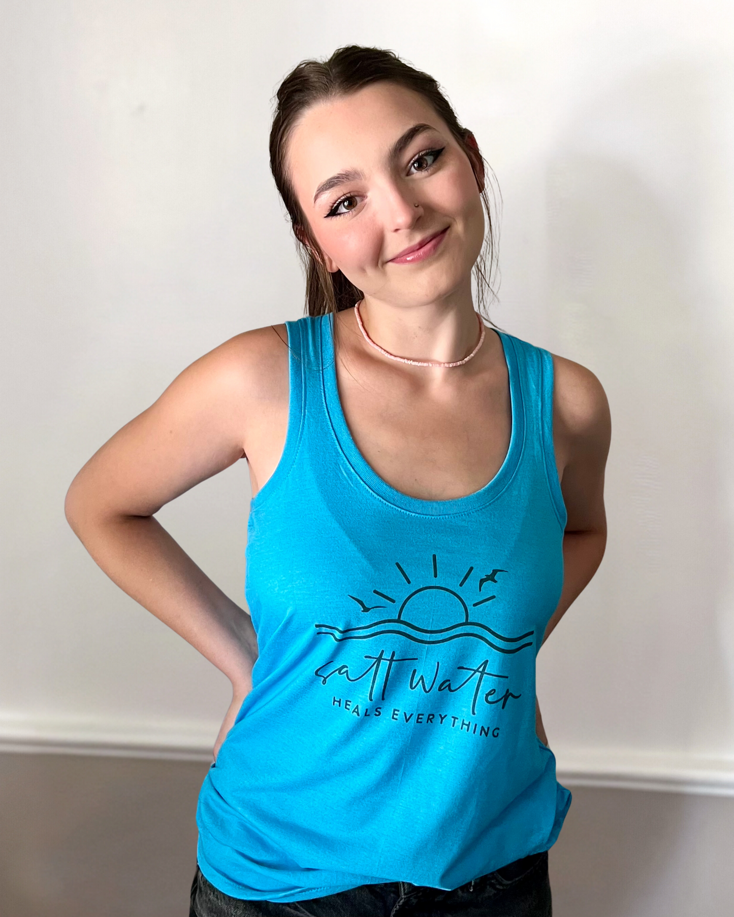 salt water heals everything | tank top