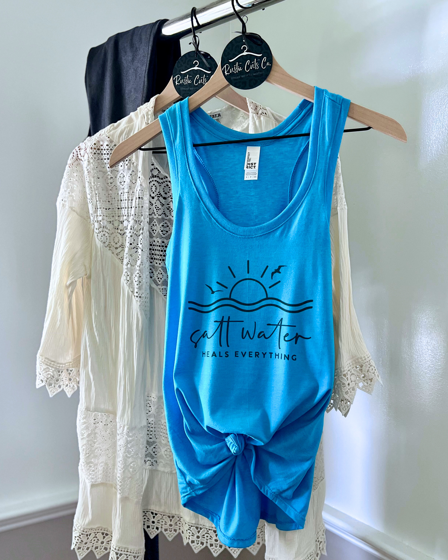 salt water heals everything | tank top