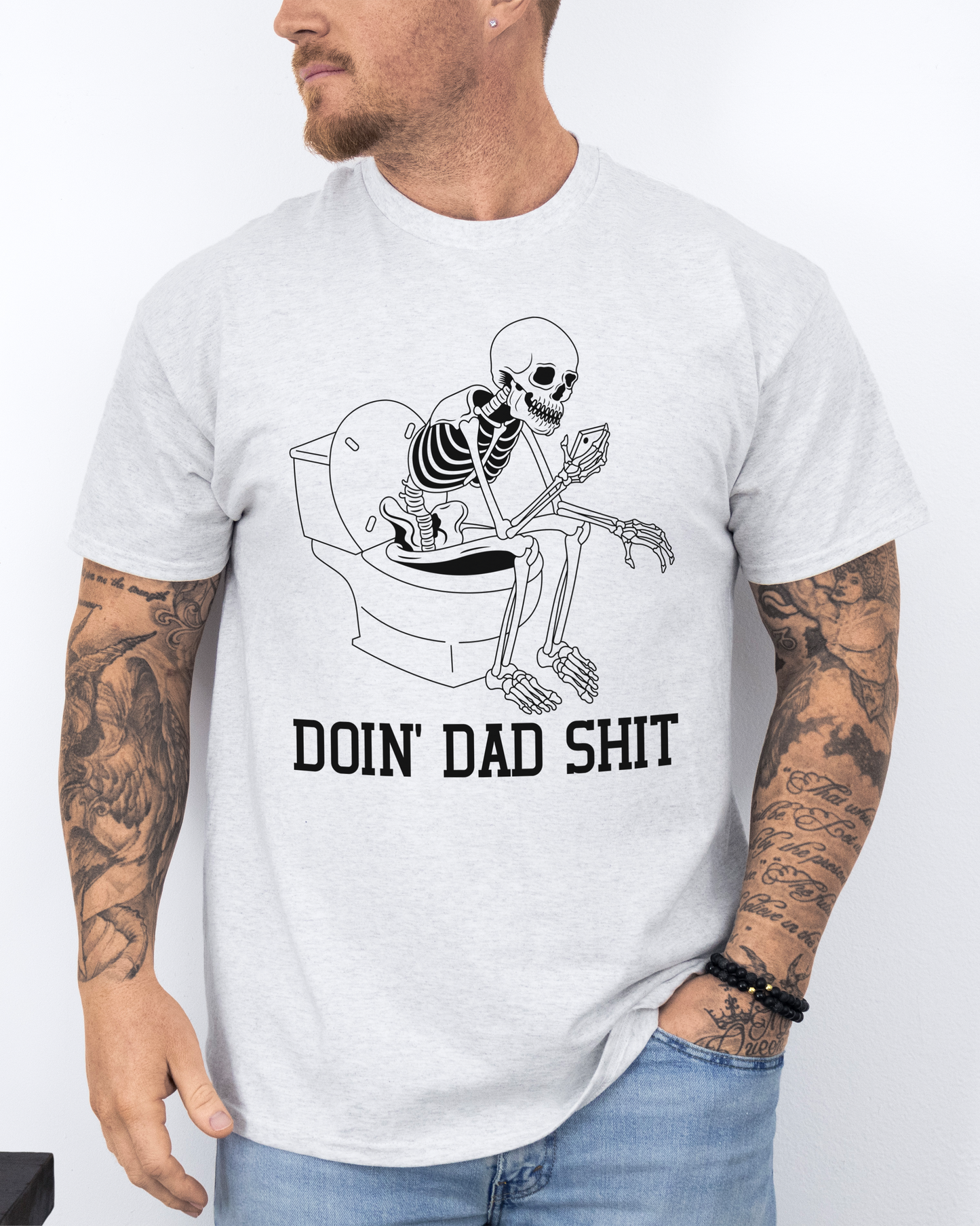 doin dad shit | adult graphic top