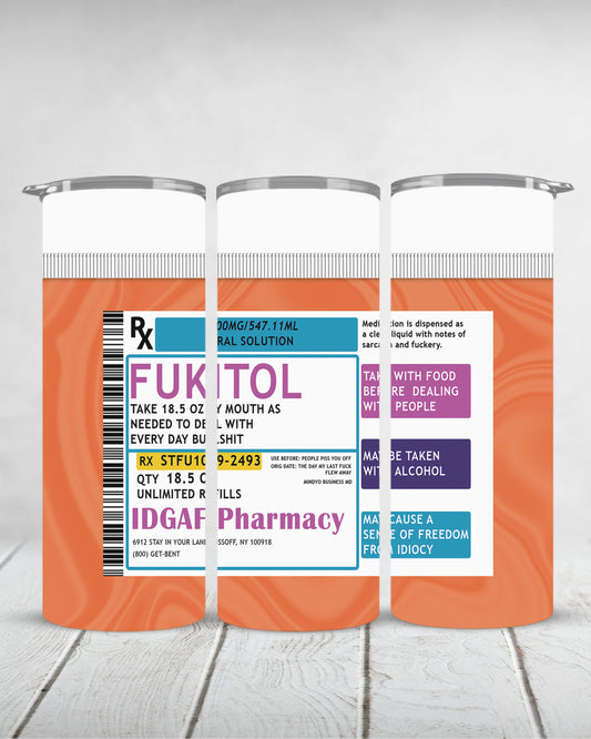 fukitol | 20oz slim tumbler