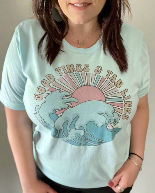 good times & tan lines | t-shirt
