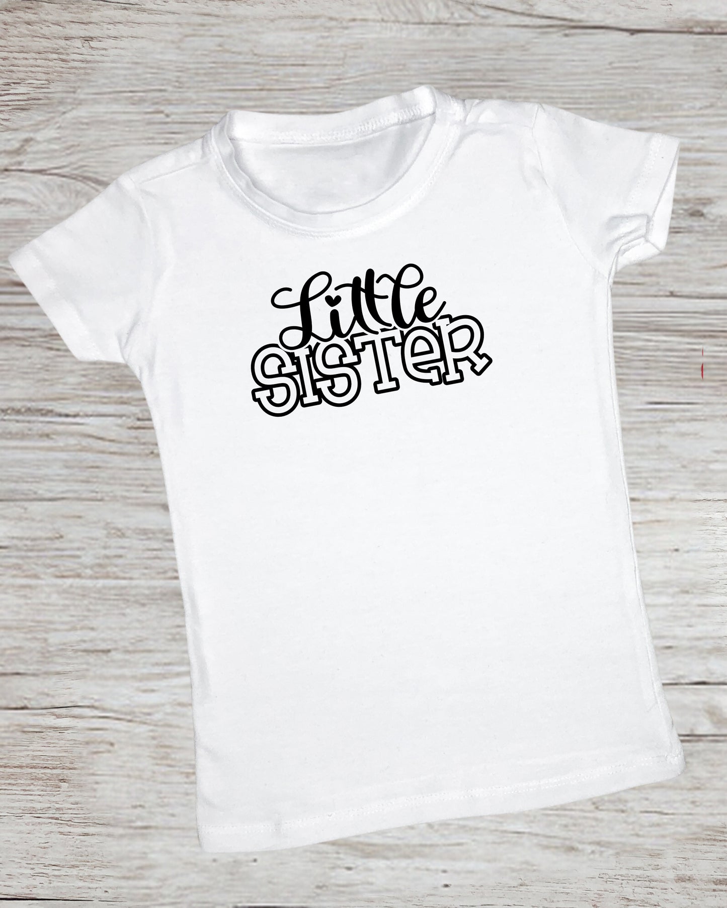little sister | baby tshirt