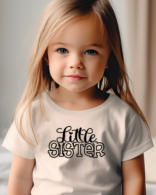 little sister | baby tshirt