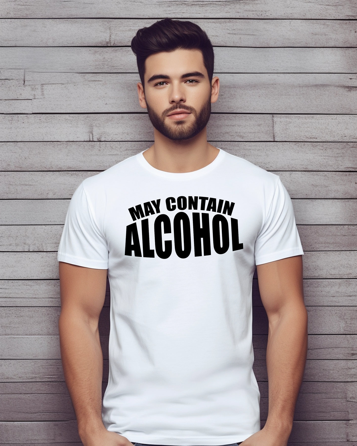 may contain alcohol | men's graphic top