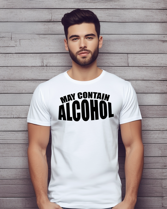 may contain alcohol | men's graphic top