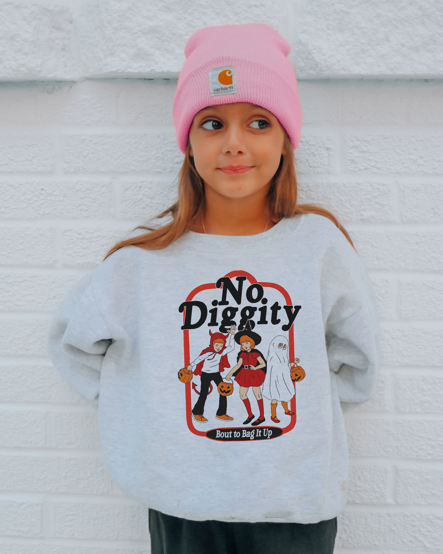 no diggity bout to bag it up | kids sweatshirt