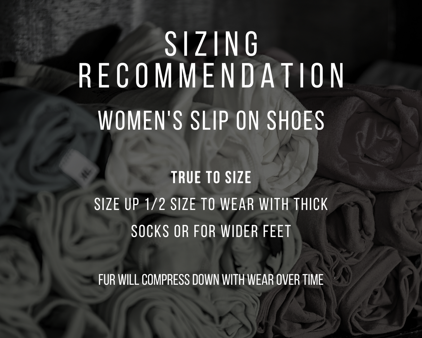 Fur Lined Slip-on Shoes | Black