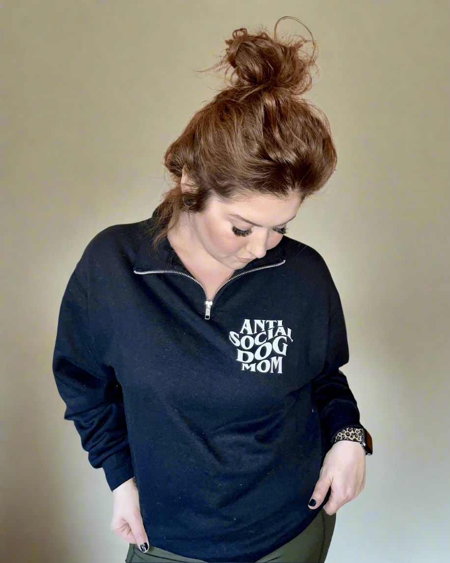 Anti Social Dog Mom - Women's shirts - Rustic Cuts