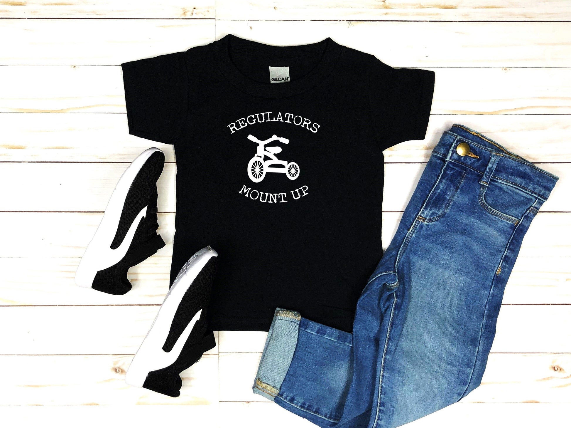 Regulators Mount Up - Toddler Shirts -  Rustic Cuts