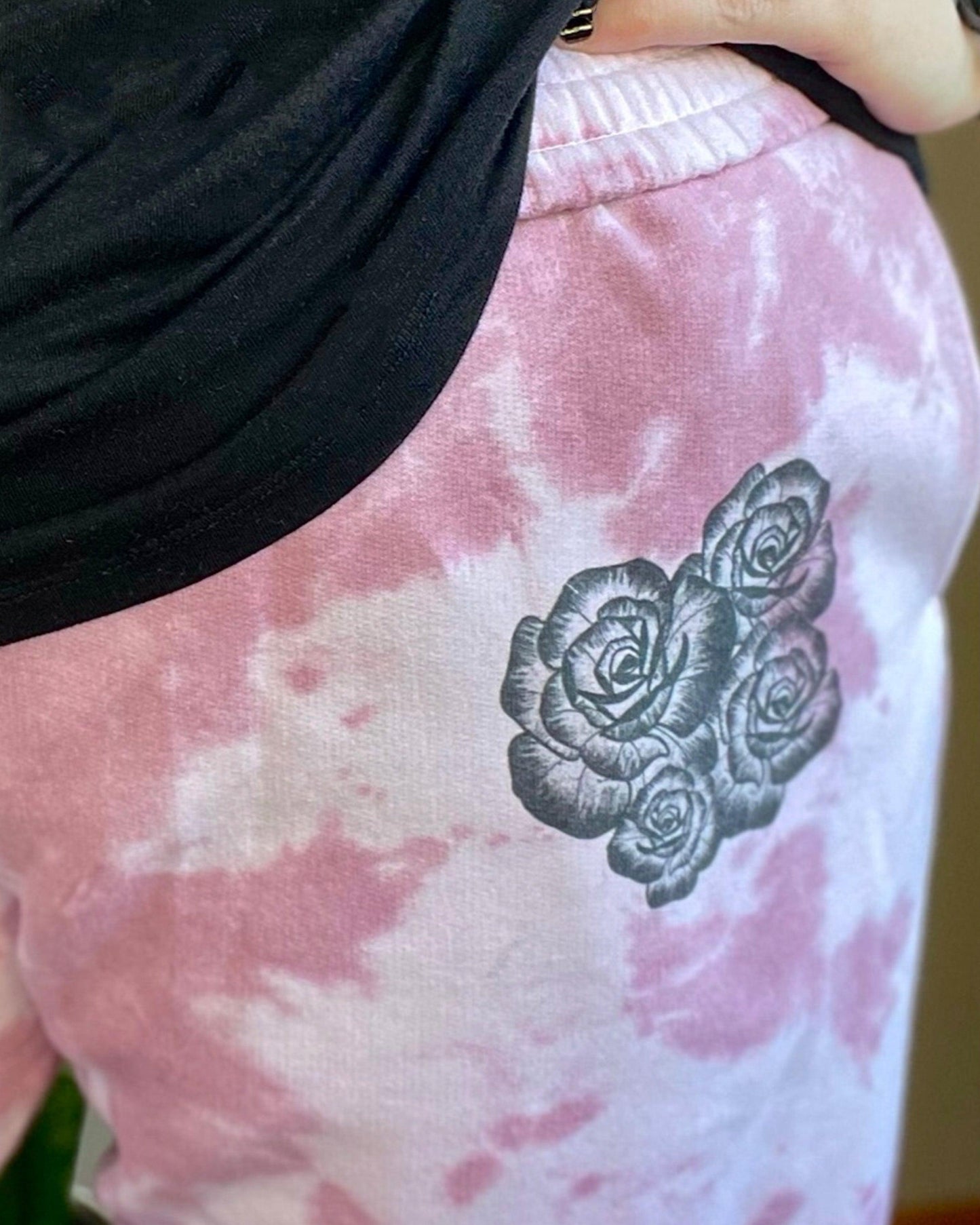 Rose Bouquet Jogger Sweatpants - Women's shirts - Rustic Cuts