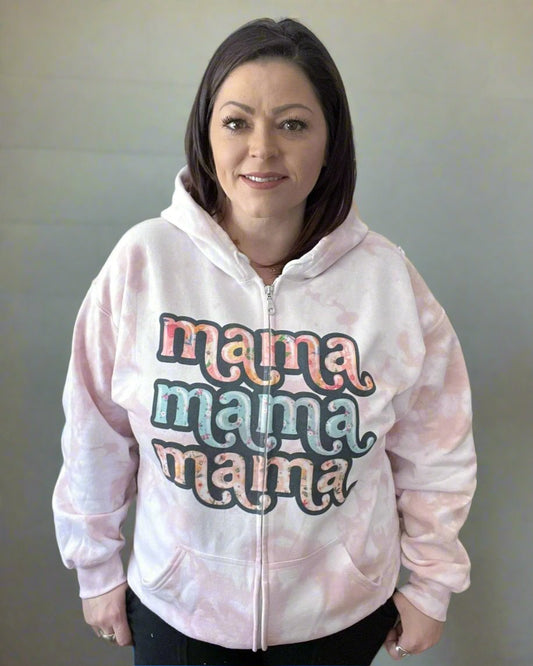 Mama - Retro Floral - Women's shirts -  Rustic Cuts