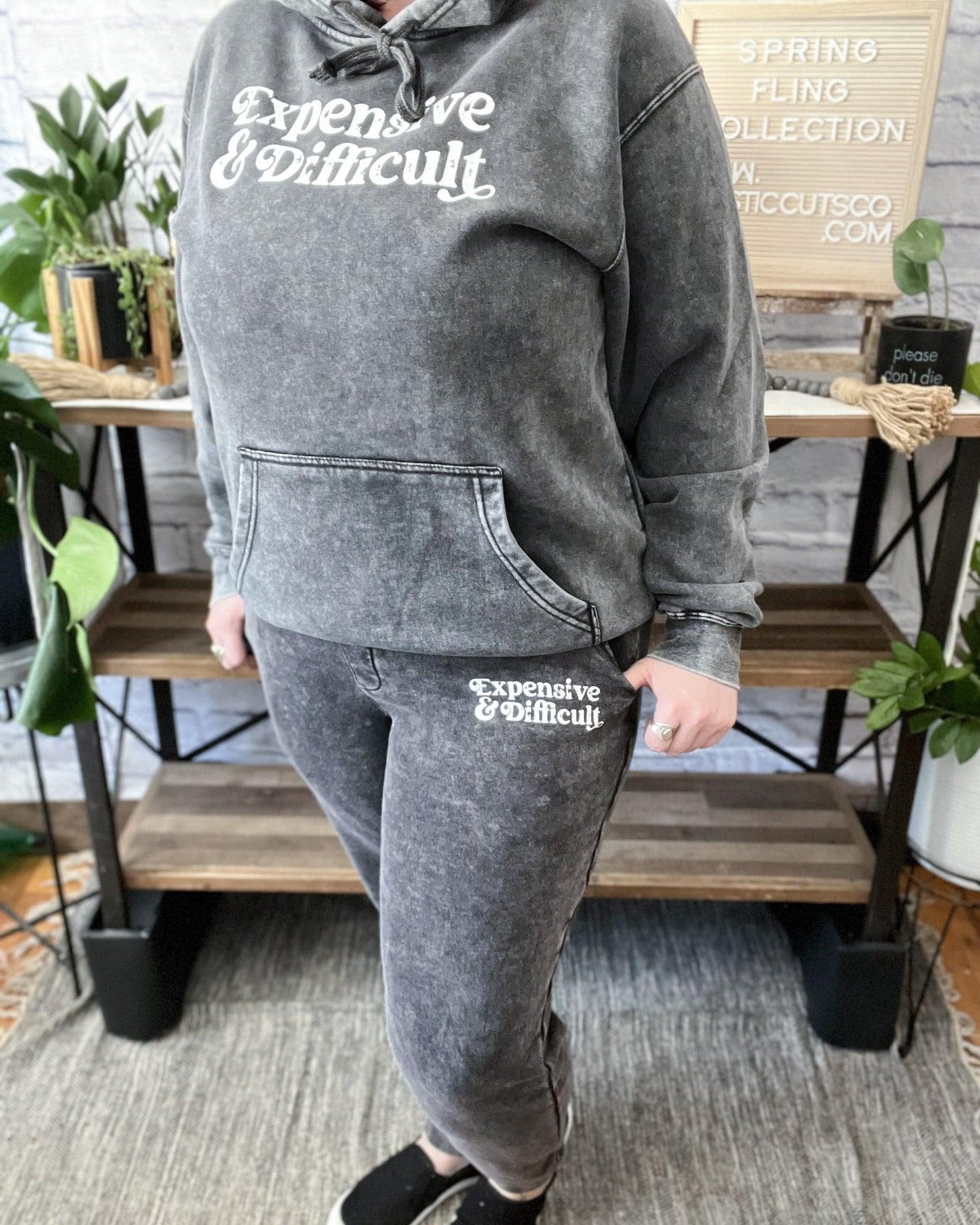 Expensive & Difficult Jogger Sweatpants - Women's shirts -  Rustic Cuts