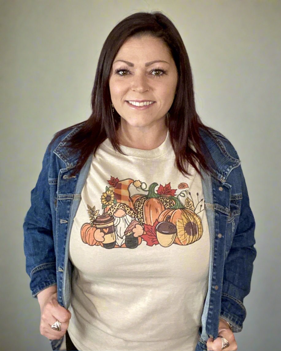 Gnome Fall - Women's shirts -  Rustic Cuts