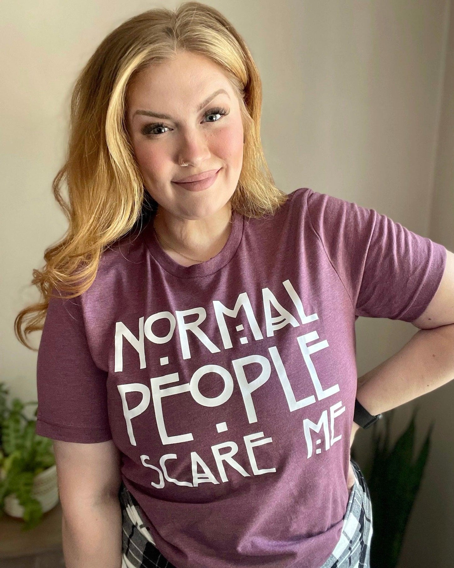 Normal People Scare Me - Women's shirts - Rustic Cuts