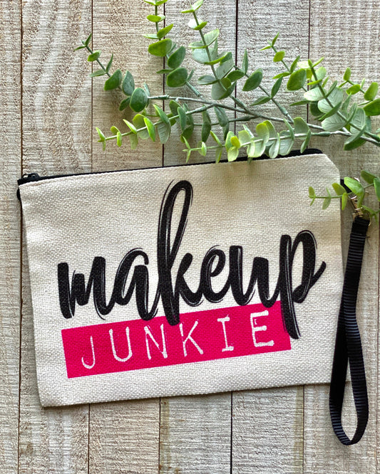 Makeup Junkie - Makeup Bag - makeup bag -  Rustic Cuts