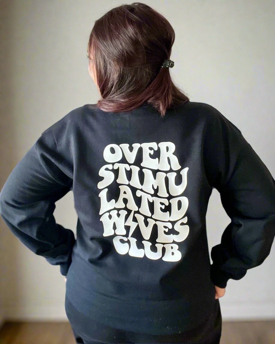 overstimulated wives club | graphic top