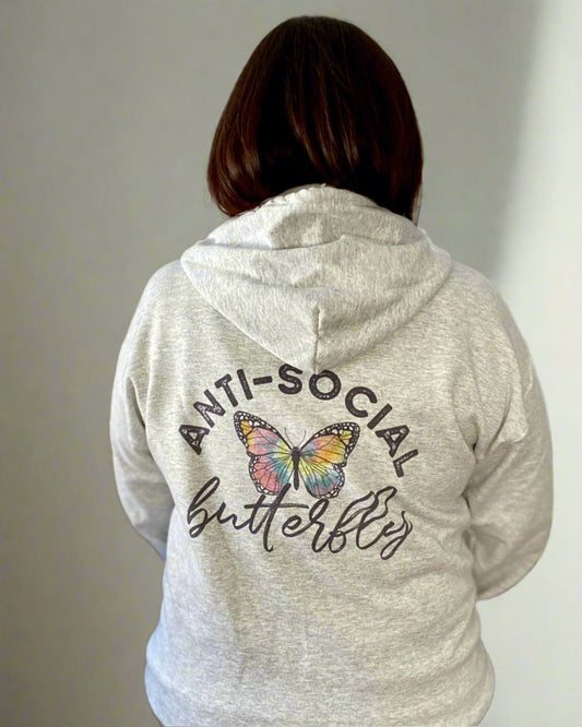 Anti-Social Butterfly - Women's shirts -  Rustic Cuts