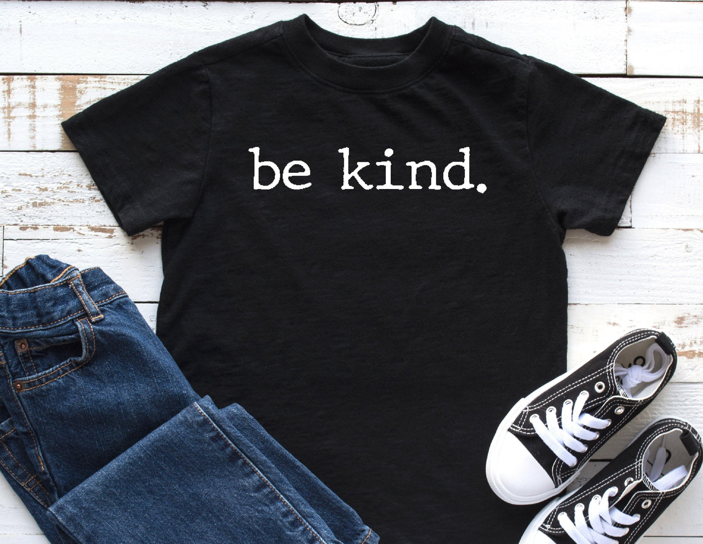 Be Kind - Youth Shirts - Rustic Cuts