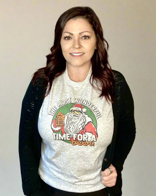 The Most Wonderful Time For A Beer - Women's shirts -  Rustic Cuts