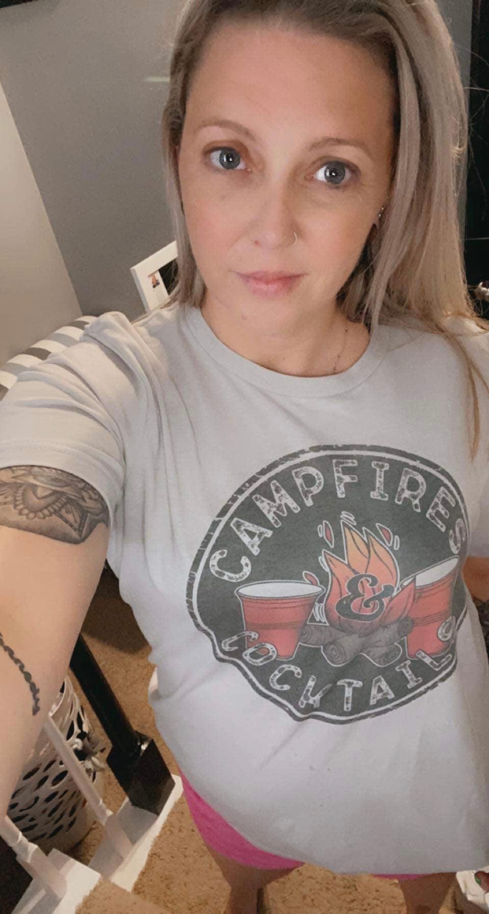Campfires & Cocktails - Women's shirts - Rustic Cuts