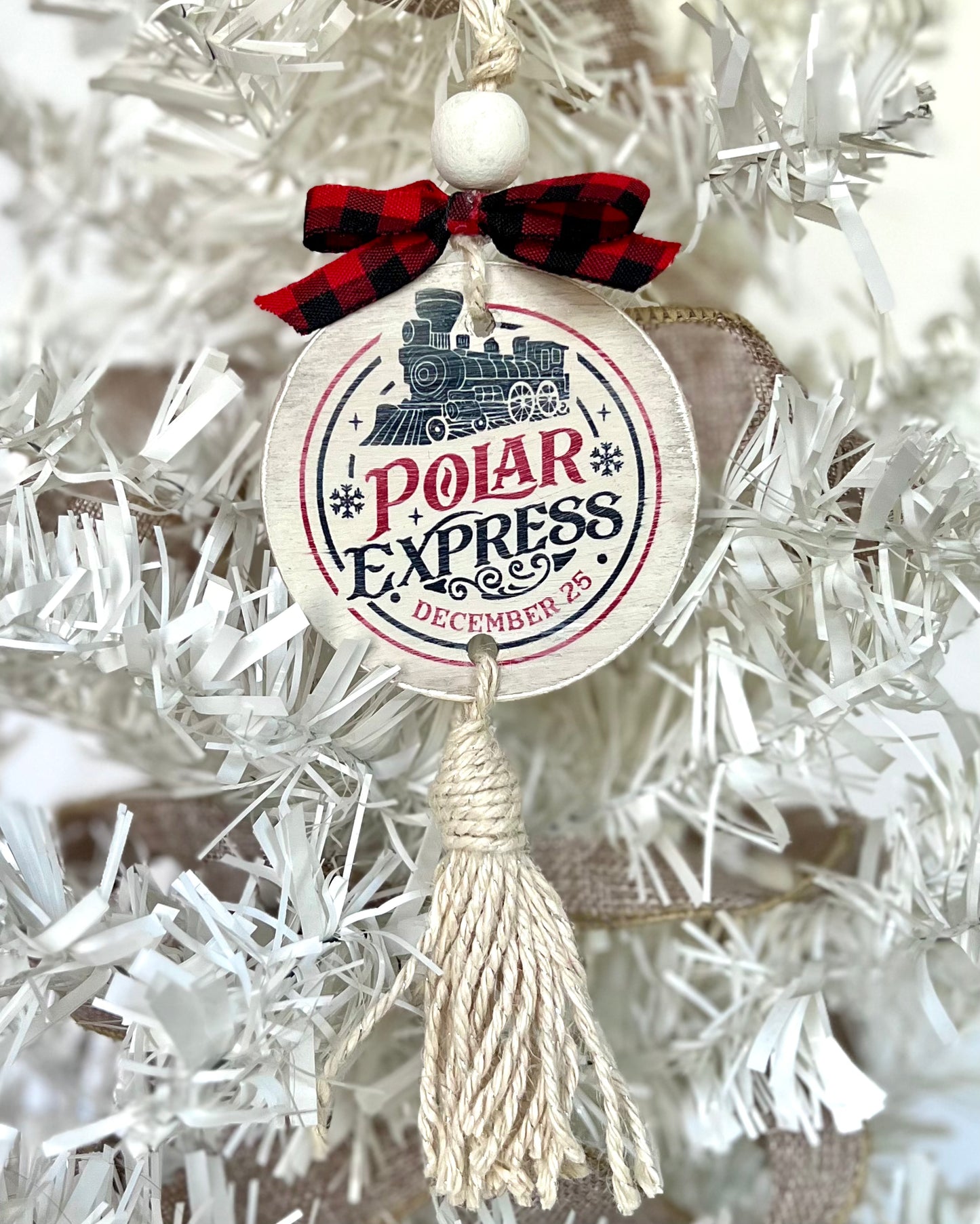 polar express | tasseled christmas ornament