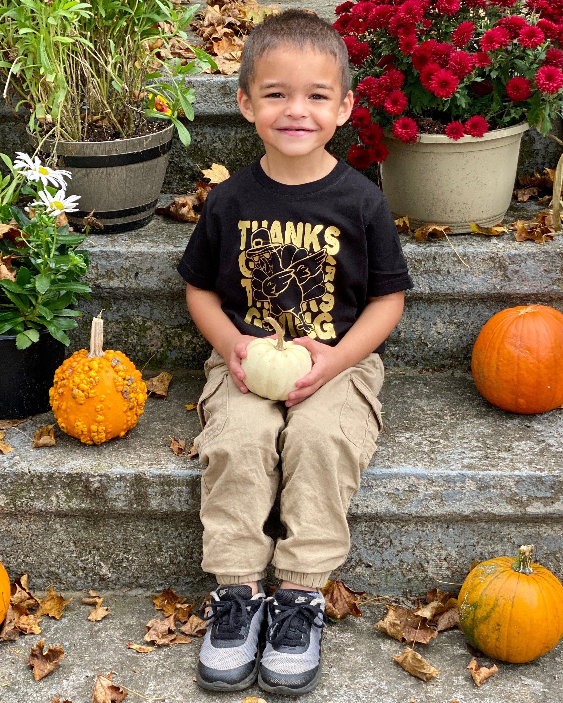 Thanksgiving Turkey - Youth Shirts -  Rustic Cuts