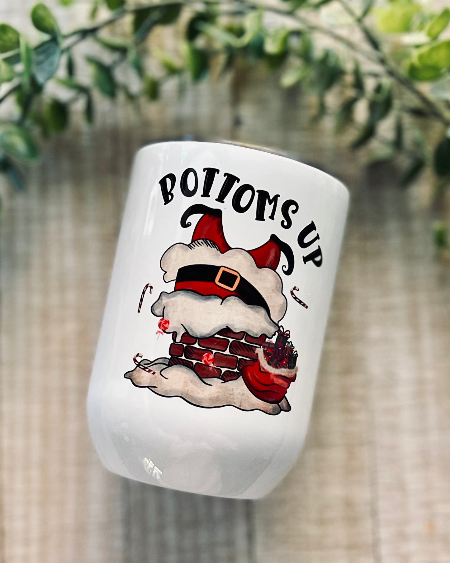 Bottoms Up | 12oz Wine Tumbler