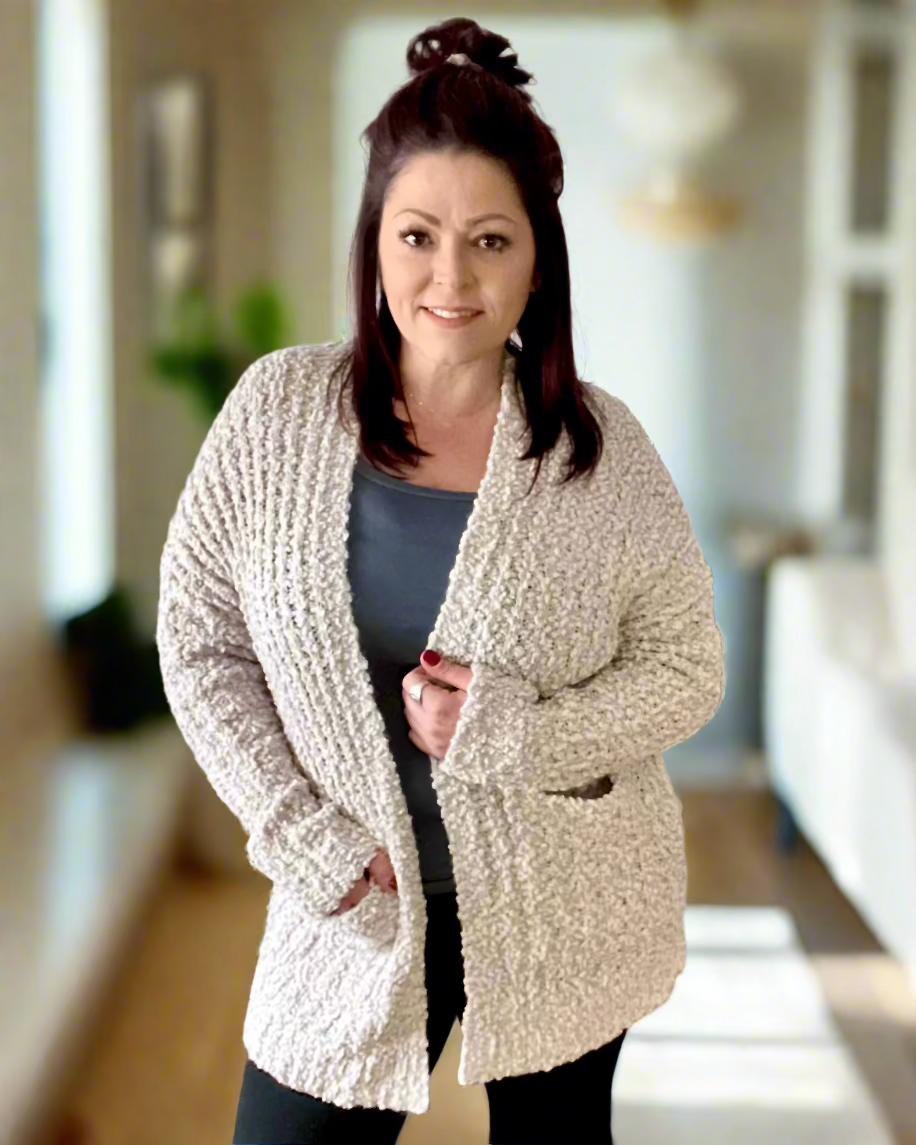 cold girl cardigan | oversized women's sweater