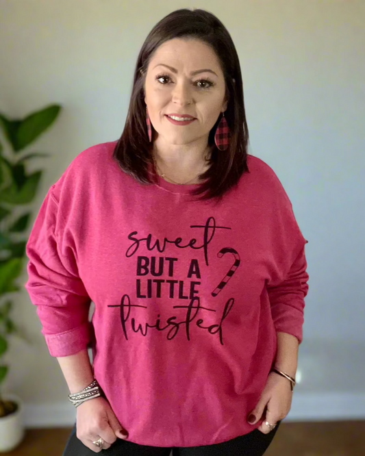 sweet but a little twisted | crewneck sweatshirt