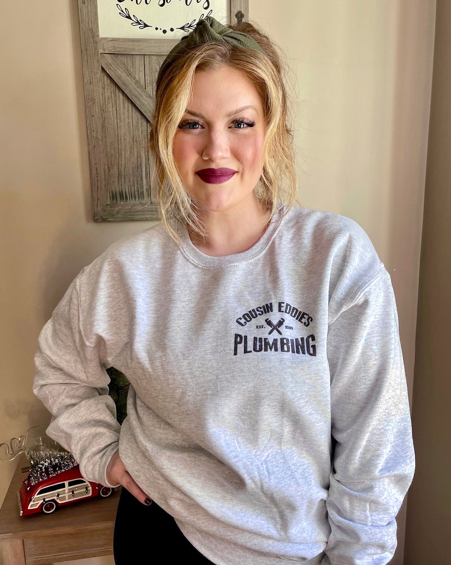 cousin eddie's plumbing | crewneck sweatshirt